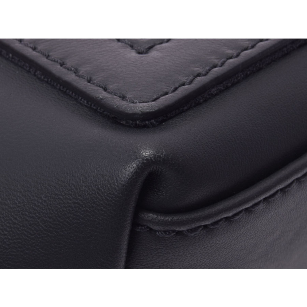 Balenciaga Navy Blue Cabas Calfskin Gray Card Pouch - Picture 7 of 11